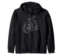 Ride The Bike Moped Simson-Schwalbe-Kr51 Sudadera con Capucha
