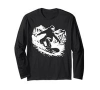 Ride The Board - Diseño Gráfico Snowboard Manga Larga