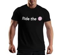 Ride The D Train New York City Subway NYC Metro Transit Fan Gift Funny Urban Commuter Camiseta De Hombre Negra Size XXL