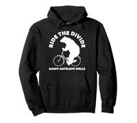 Ride The Divide Continental Divide Ciclista de Bicicleta de montaña Sudadera con Capucha