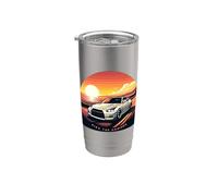 Ride the Horizon JDM Japan Drift Culture Speed Car Rally S17 Vaso térmico de acero inoxidable de doble pared