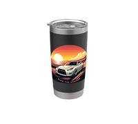 Ride the Horizon JDM Japan Drift Culture Speed Car Rally S17 Vaso térmico de acero inoxidable de doble pared