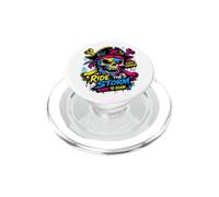 Ride The Storm, Pirate Skull Storm Adventure Graphic PopSockets PopGrip para MagSafe