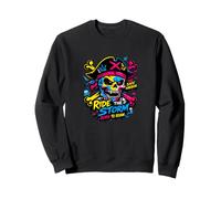 Ride The Storm, Pirate Skull Storm Adventure Graphic Sudadera
