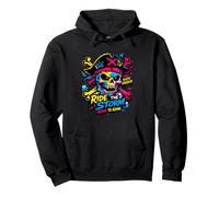 Ride The Storm, Pirate Skull Storm Adventure Graphic Sudadera con Capucha