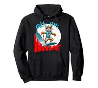 Ride The Wave Un Tigre Fresco en la Tabla de Surf, Bonito Sudadera con Capucha