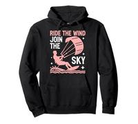 Ride The Wind Únete al Sky Kite Surfing Sudadera con Capucha