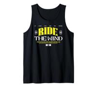 Ride The Wind - Urban Typography Streetwear Camiseta sin Mangas