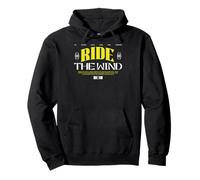 Ride The Wind - Urban Typography Streetwear Sudadera con Capucha