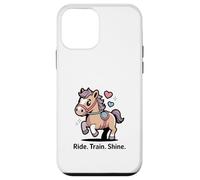 Ride Train Shine Cute Pony - Entrenador de equitación Carcasa para iPhone 12 Mini