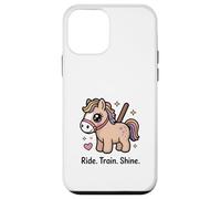 Ride Train Shine Cute Pony - Entrenador de equitación Carcasa para iPhone 12 Mini