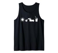 Ride Under The Sun - Chopper Biker Low Rider Hombres Verano Camiseta sin Mangas