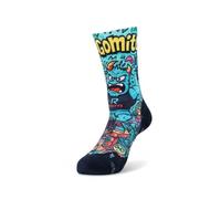 Ridefyl Calcetines deportivos Si no Gomito | Ciclismo, running, crossfit o gimnasio | Ajuste anatómico, transpirables, altura 15 cm | Diseño original