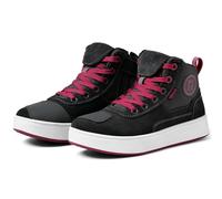 RIDEIRON Botas Moto Hombre Mujer Conforme a CE Zapatos Moto Impermeables, Suela Espesada Reforzada Antideslizante,Transpirables Cómodas con Cremalleras Laterales y Soporte para el Tobillo Rosa 40