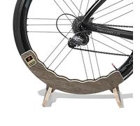 RIDENOW - Soporte para Bicicletas de Madera Compacto Compatible con Carretera, Gravel y MTB. Robusto y Duradero, Ahorra Espacio, Variedad de Colores Seguro y Elegante para el Hogar (Cerezo)