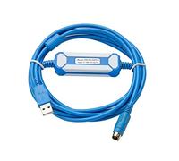 RIDENS Línea de Descarga de Datos de comunicación de Cable de programación de PLC de la Serie FATEK FBS Adecuada USB-FBS-232P0-9F + (Color : Gold Plated Version, Size : Around 2.5M)