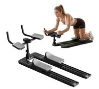 RIDEONMOP Máquina Crawler de Quema de Grasa Fitness, Máquina de Abdominales para Entrenamiento de Abdominales, Espalda, Glúteos y Piernas, Equipo de Entrenamiento de Abdominales