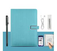 RIDEONMOP Syncify Digital Sketchbook, Syncify Digital Sketchbook Pro V2 con 5 recambios de repuesto, Smart Sync Pen & Notebook, Dibujo, Escritura, Toma de notas,Light blue