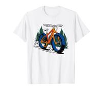 Rider De Fat Bike Neumático Ancho Sendero Nieve Ciclismo Camiseta