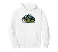 Rider De Fat Bike Neumático Ancho Sudadera con Capucha
