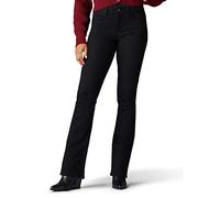 Riders by Lee Indigo Jean de Tiro Medio con Corte de Bota Jeans, Negro, 40 Chiquita para Mujer