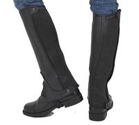 Riders Trend 100323B-BLK-CL-TALL - Polainas de equitación para niños de 10 años, Color Negro