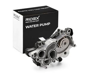 RIDEX 1260W0389 Bomba de agua mecánico con regulador de refrigerante con taladro para sensor termostato montado en bomba de agua Compatible con VW Polo V Hatchback 6R1, 6C1