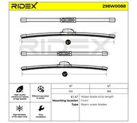RIDEX 298W0088 Limpiaparabrisas