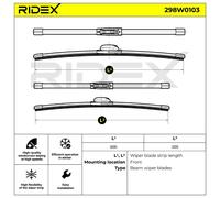 RIDEX 298W0103 Limpiaparabrisas