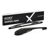 RIDEX 301W0049 Brazo del limpiaparabrisas lavado de parabrisas con limpiaparabrisas incorporado con caperuza Compatible con PEUGEOT 208 I Hatchback CA, CC