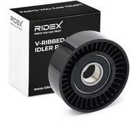 RIDEX 312D0083 Polea inversión/guía correa poli V sin soporte Compatible con VW Polo V Hatchback 6R1, 6C1