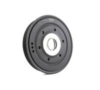 RIDEX 3213B0003 Polea de cigüeñal Polea de Cigüeñal Dámper Dámper de cigüeñal compatible con FORD Fiesta Mk6 Hatchback CB1, CCN, JA8, JR8 Focus Mk2 Familiar DA, FFS, DS C-Max II DXA/CB7, DXA/CEU