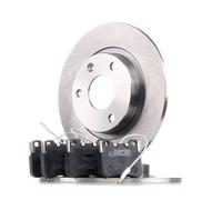 RIDEX 3405B0100 Kit de discos de freno y pastillas