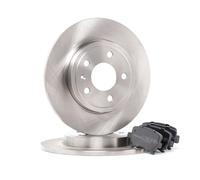 RIDEX 3405B0186 Kit de discos de freno y pastillas