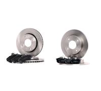 RIDEX 3405B0230 Kit de discos de freno y pastillas