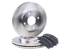 RIDEX 3405B0238 Kit de discos de freno y pastillas