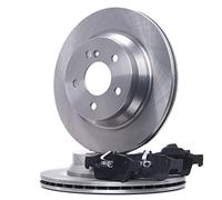 RIDEX 3405B0876 Juego para eje Kit de discos de freno y pastillas Trasero con clip de émbolo Compatible con MERCEDES-BENZ Clase E T-modell S212
