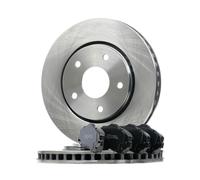 RIDEX 3405B0947 Kit de discos de freno y pastillas