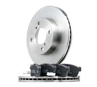 RIDEX 3405B1093 Kit de discos de freno y pastillas