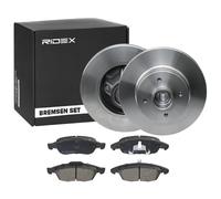 RIDEX 3405B1164 Kit de discos de freno y pastillas