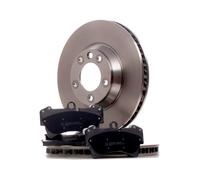 RIDEX 3405B1169 Kit de discos de freno y pastillas