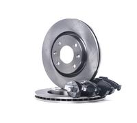 RIDEX 3405B1445 Kit de discos de freno y pastillas