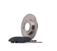 RIDEX 3405B1691 Kit de discos de freno y pastillas