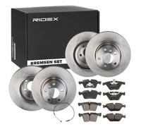 RIDEX 3405B1728 Kit de discos de freno y pastillas