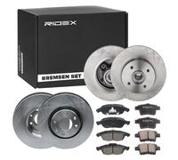 RIDEX 3405B1762 Kit de discos de freno y pastillas