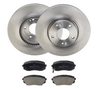 RIDEX 3405B2034 Kit de discos de freno y pastillas