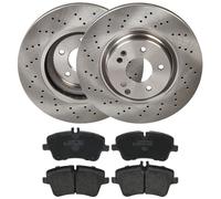 RIDEX 3405B2107 Kit de discos de freno y pastillas