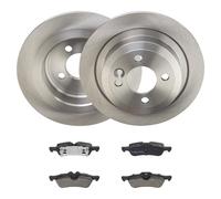 RIDEX 3405B2276 Kit de discos de freno y pastillas