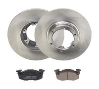 RIDEX 3405B2307 Kit de discos de freno y pastillas