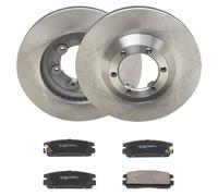 RIDEX 3405B2437 Kit de discos de freno y pastillas